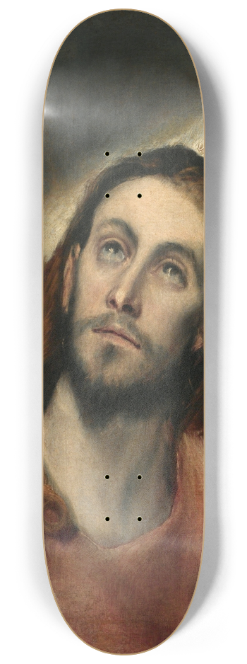 El Greco (Domenikos Theotokopoulos) - Christ In Prayer 8.25 inch art skate deck