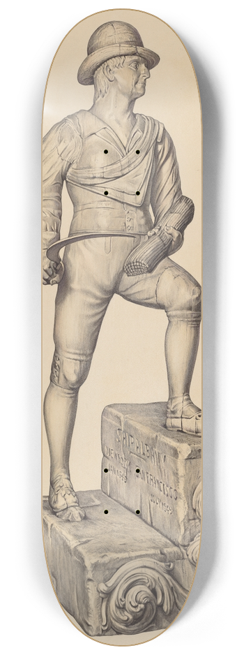 Elisabeth Fulda - Figurehead 8.25 inch art skate deck