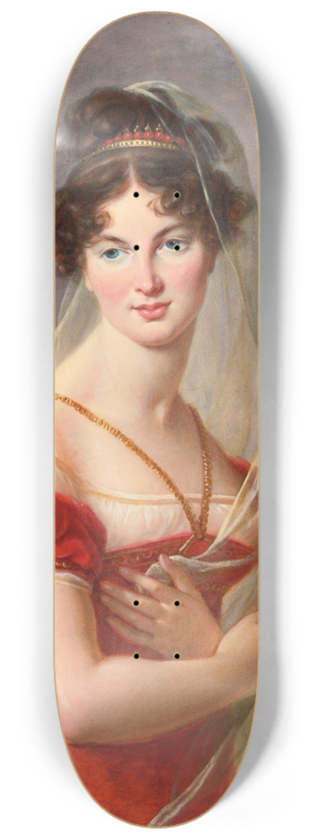 Elisabeth Louise Vige Le Brun - Portrait Of Agla Anglique Gabrielle 8.25 inch art skate deck