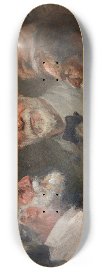 Eliseu Visconti - Autorretrato em trs posies 8.25 inch art skate deck