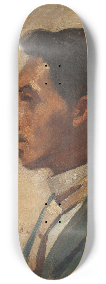 Eliseu Visconti - Retrato de Macedo 8.25 inch art skate deck