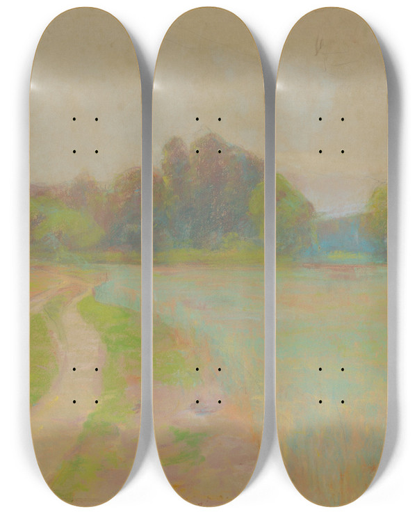 Triptych art skateboard deck of Udovt Ordk Pon Cesta by udovt ordk (1865-1937)