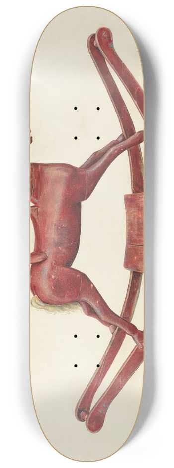 Elizabeth Fairchild - Rocking Horse 8.25 inch art skate deck
