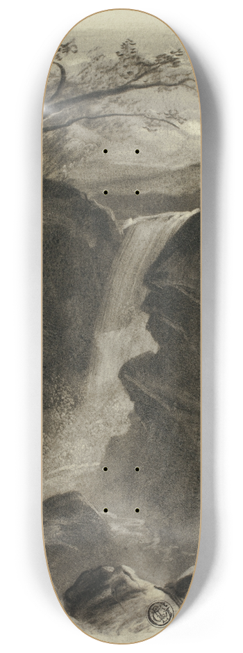 Elizabeth Murray - Mountain Waterfall 8.25 inch art skate deck