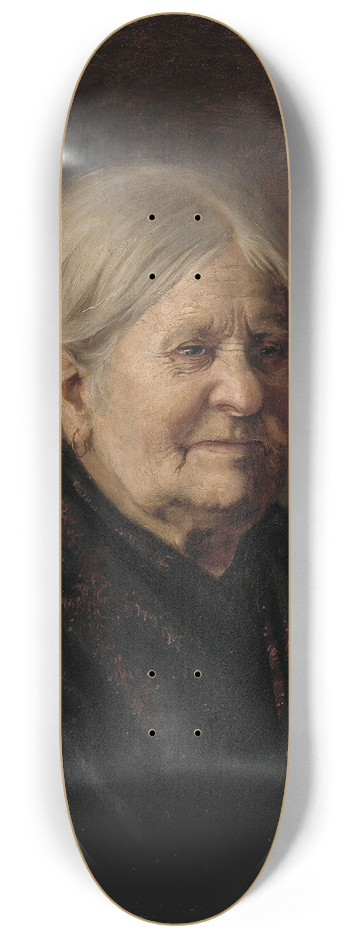 Albert Edelfelt - Portrait of Fredrika Snygg (Tajta) 8.25 inch art skate deck