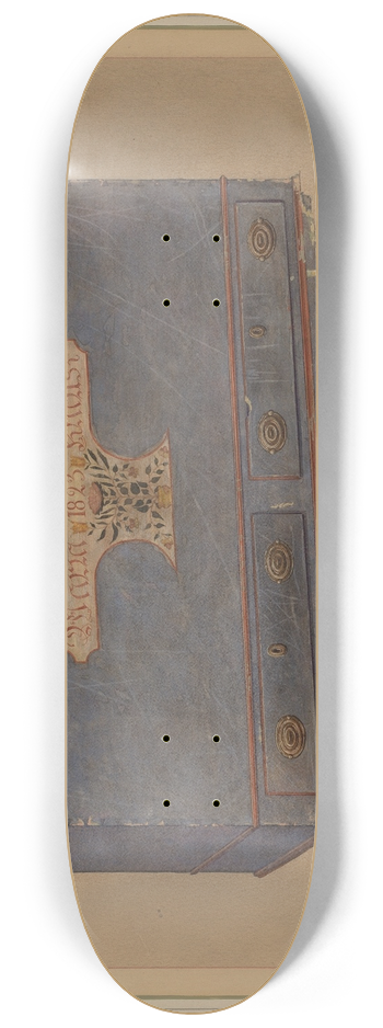 Elmer G. Anderson - Pa. German Chest 8.25 inch art skate deck