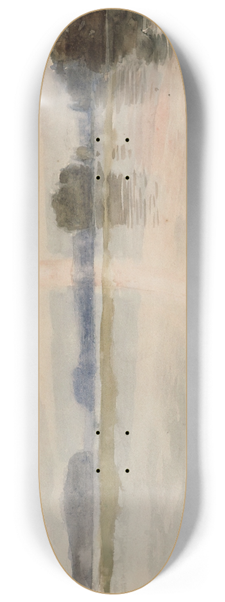 Albert Edelfelt - Rantamaisema 8.25 inch art skate deck