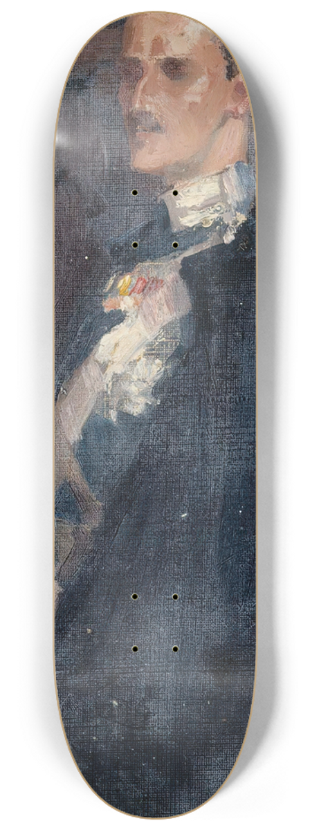 Albert Edelfelt - Skecth for the Portrait of Prince Carl 8.25 inch art skate deck