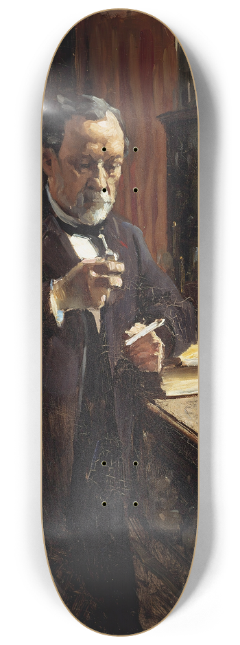 Albert Edelfelt - Study for the Portrait of Louis Pasteur 8.25 inch art skate deck