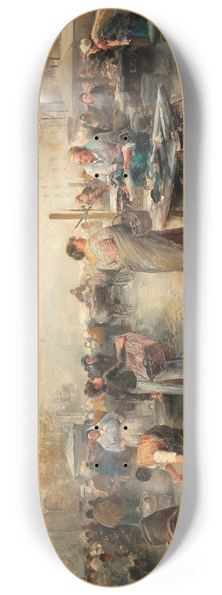 Emil Barbarini - Fish Market 8.25 inch art skate deck