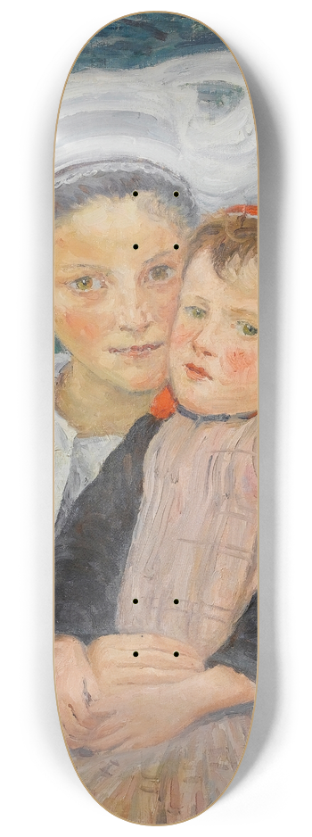 Emile Alfred Dezaunay - Maternit  Pont Aven 8.25 inch art skate deck