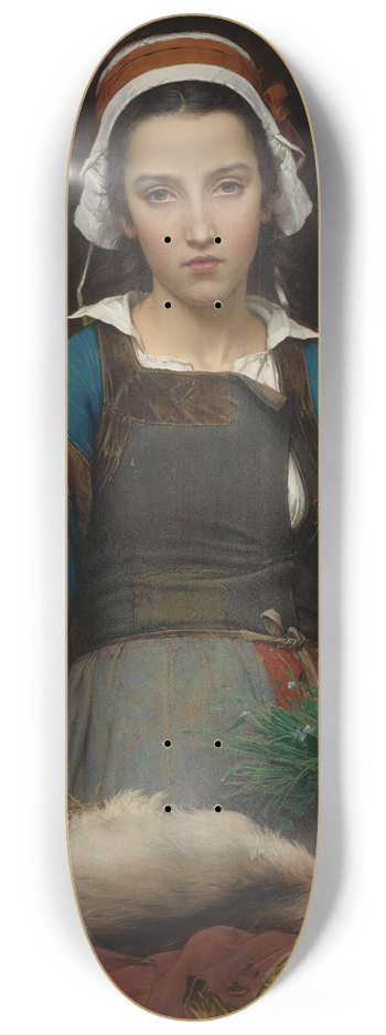 Emile-Auguste Hublin - A Friend In Need 8.25 inch art skate deck