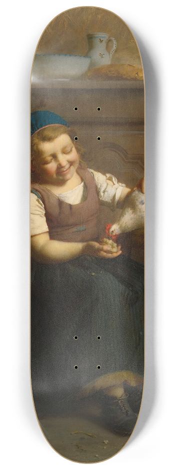 Emile-Auguste Hublin - Birds Of A Feather 8.25 inch art skate deck