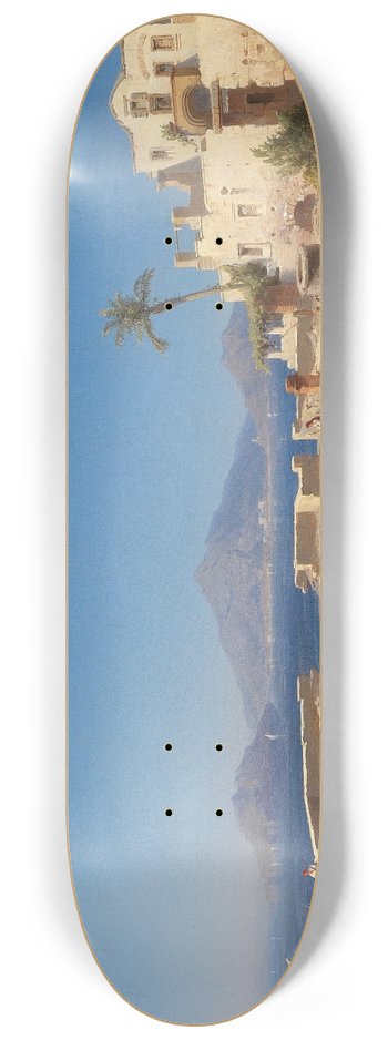 Albert Eichhorn - Ansicht der Insel Salamis von Nordosten 8.25 inch art skate deck