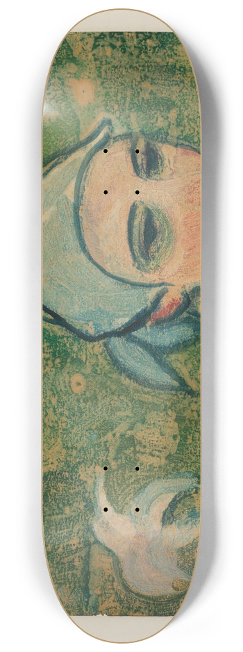 Emile Bernard - Tte dune jeune bretonne 8.25 inch art skate deck