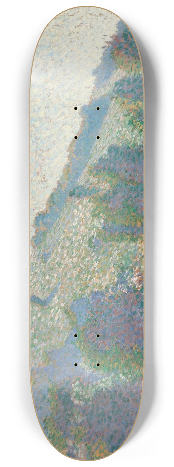 Emile Bernard - Two Breton women in a meadow 8.25 inch art skate deck