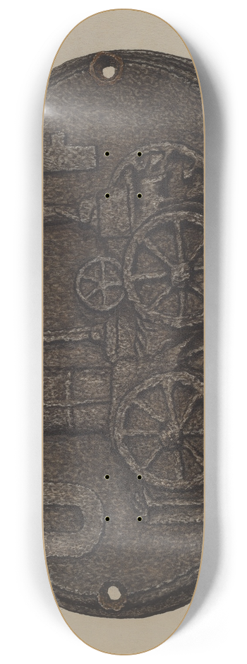 Emile Cero - Firemark 8.25 inch art skate deck