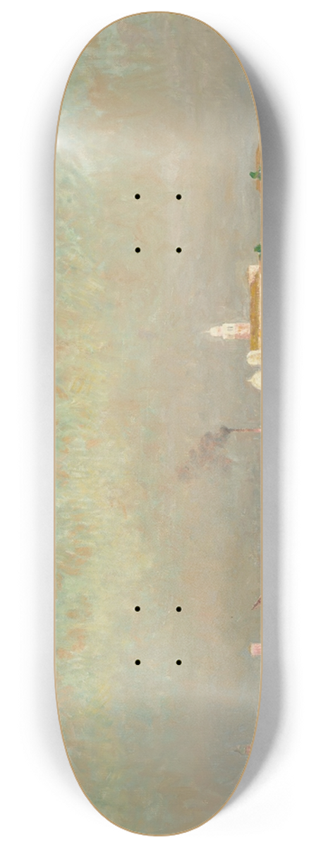 Emile Claus - Vue de Murano, Venise 8.25 inch art skate deck
