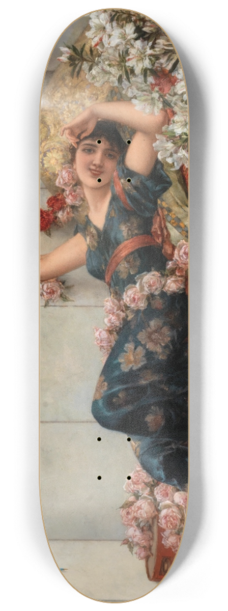 Emile Eisman-Semenowsky - An Odalisque 8.25 inch art skate deck