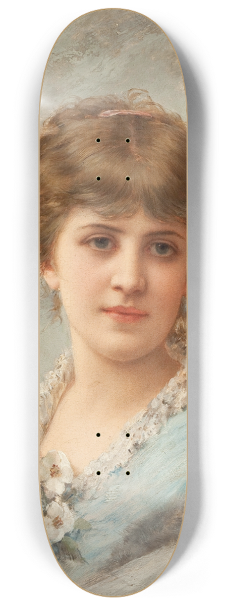 Emile Eisman-Semenowsky - Portrait of a Lady 8.25 inch art skate deck