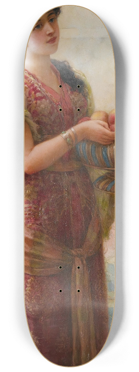 Emile Eisman-Semenowsky - The Fruit Seller 8.25 inch art skate deck