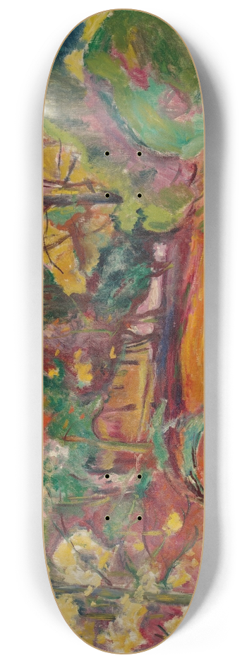 Emile Othon Friesz - Automne  Honfleur, la Cte de Grce 8.25 inch art skate deck