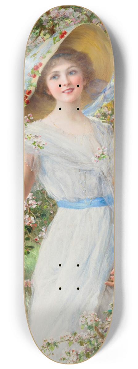 Emile Vernon - Cherry blossom 8.25 inch art skate deck