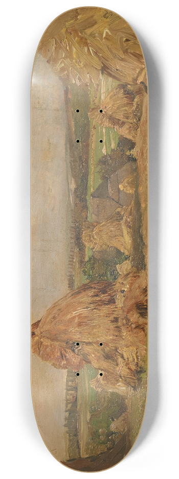 Emil Jakob Schindler - Erntemonat in Plankenberg 8.25 inch art skate deck