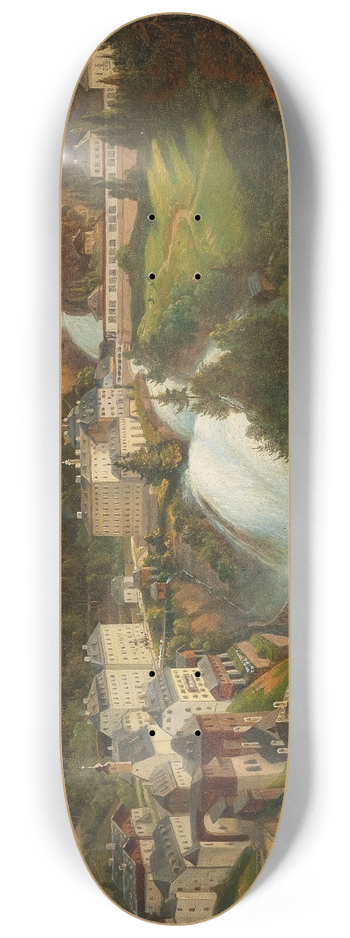 Emil Ludwig Lhr - View of Bad Gastein 8.25 inch art skate deck