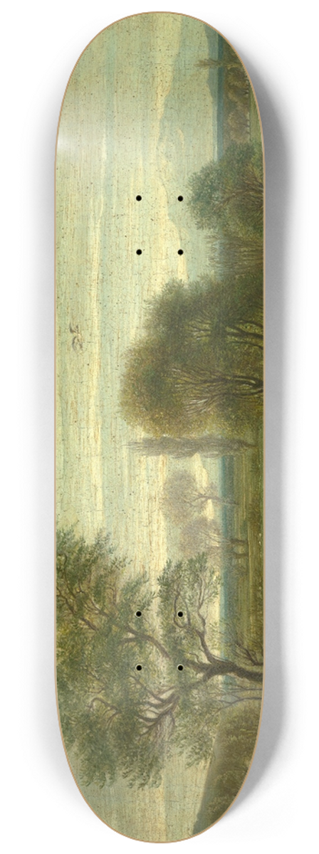 Emil Lugo - Oberrheinlandschaft 8.25 inch art skate deck