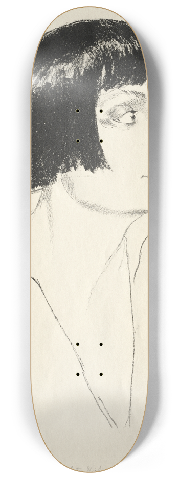 Emil Orlik - Asta Nielson 8.25 inch art skate deck
