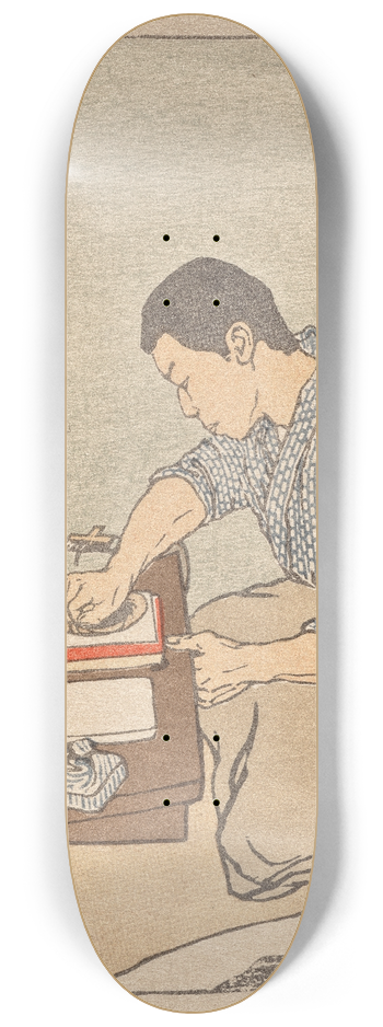Emil Orlik - The Japanese Printer 8.25 inch art skate deck