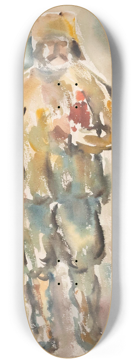 Emil von Gerliczy - Stehender Bauer 8.25 inch art skate deck