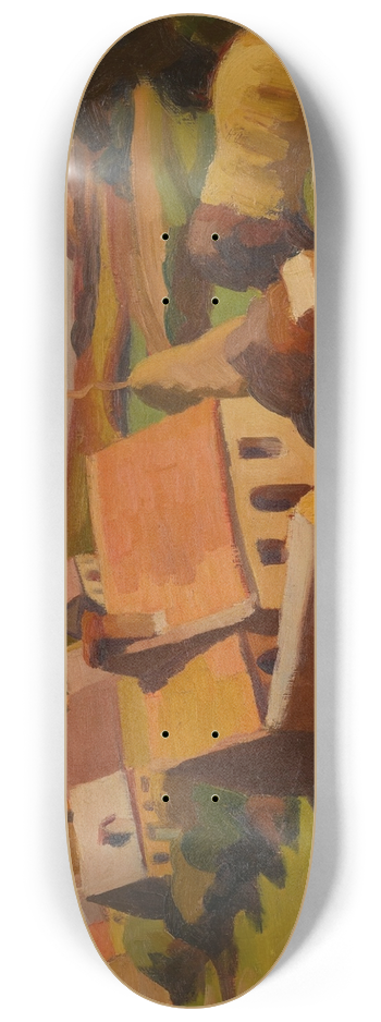 Emmanuel de La Villon - Paysage de Perros Gui 8.25 inch art skate deck