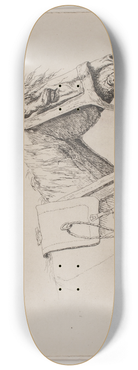 Emmerik Hegh-Guldberg - Et hestehoved 8.25 inch art skate deck
