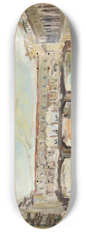 Enzo Fanfani - Ponte Vecchio in Florence 8.25 inch art skate deck