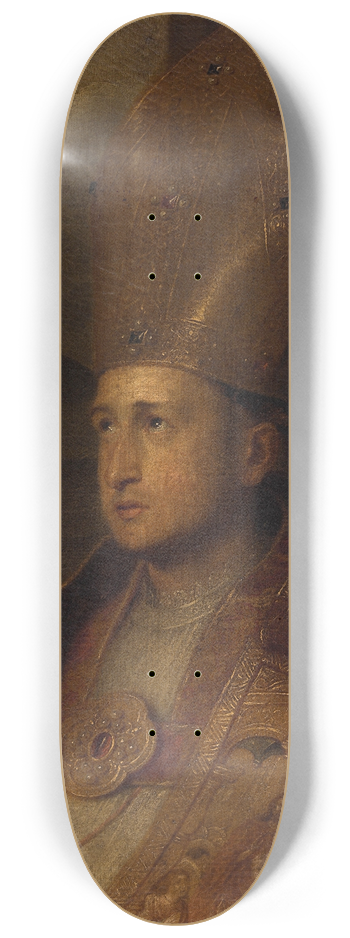 Erasmus Quellinus the younger - A Bishop Saint 8.25 inch art skate deck