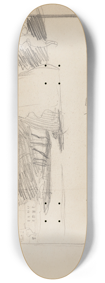 Eric Forbes-Robertson - tudes danimaux, de paysages et de modles 8.25 inch art skate deck