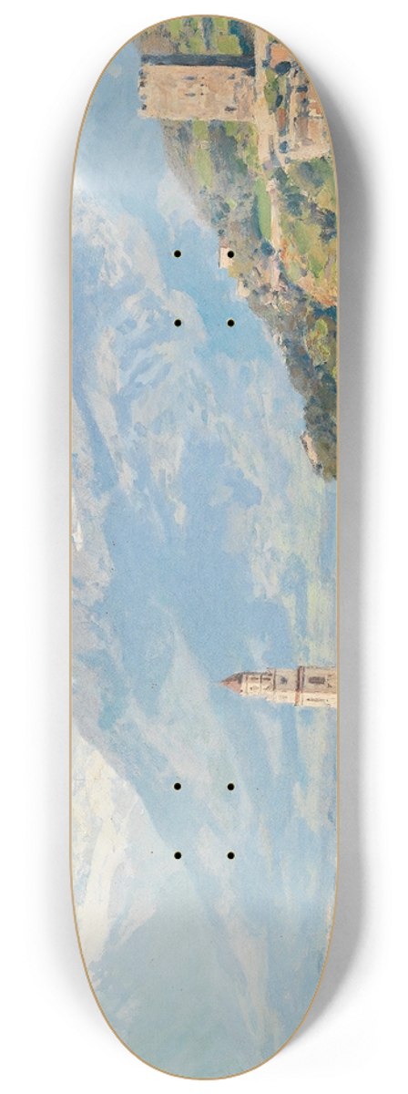 Erich Kips - South Tyrol, View of Meran 8.25 inch art skate deck