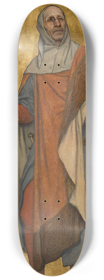 Albert Frans Lieven De Vriendt - Pieter de Coninck 8.25 inch art skate deck