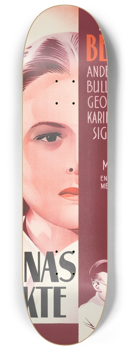 Eric Rohman - A Womans Face 8.25 inch art skate deck