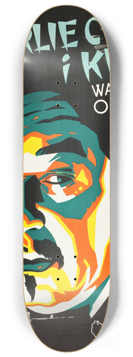 Eric Rohman - Charlie Chan in Shanghai 8.25 inch art skate deck