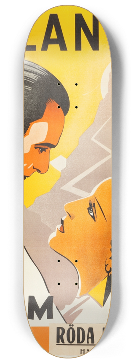 Eric Rohman - Queen of Atlantis 8.25 inch art skate deck
