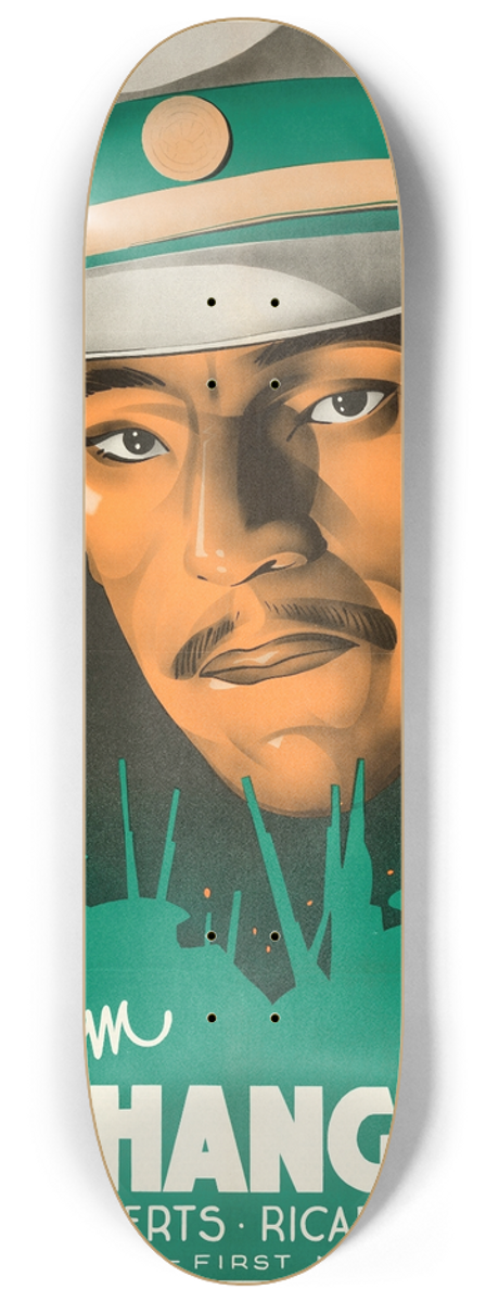 Eric Rohman - West of Shanghai 8.25 inch art skate deck