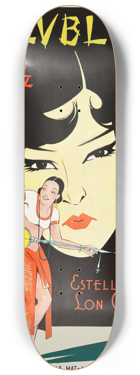 Eric Rohman - Where East is East 8.25 inch art skate deck