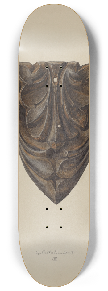 Albert Geuppert - Crowning Leaf 8.25 inch art skate deck