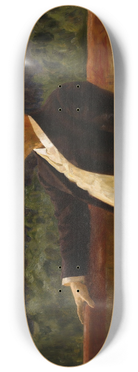 Erik Werenskiold - Portrait of the Poet Bjrnstjerne Bjrnson 8.25 inch art skate deck