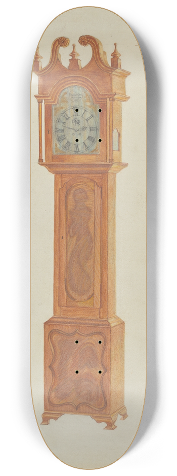 Ernest A. Towers, Jr. - Grandfathers Clock 8.25 inch art skate deck
