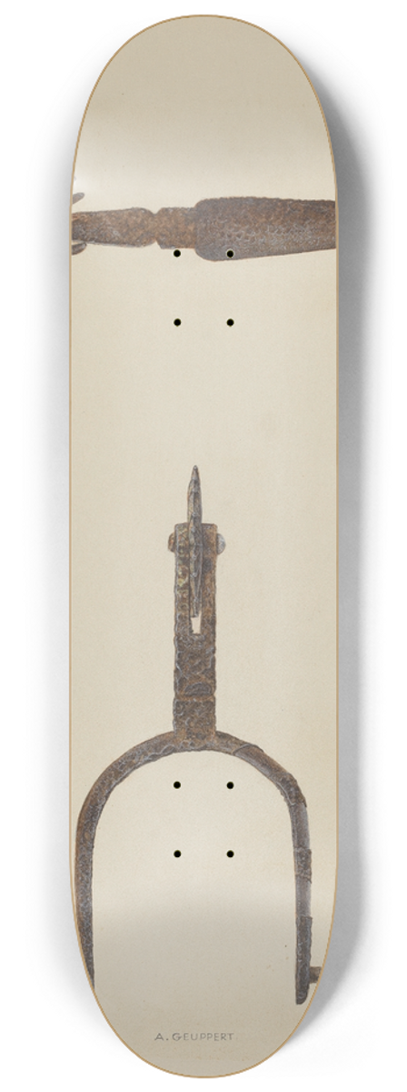 Albert Geuppert - Spurs 8.25 inch art skate deck