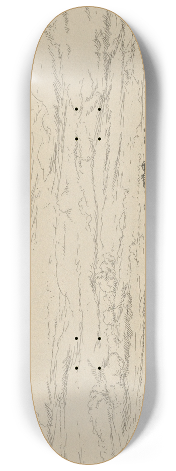 Ernest Haskell - Boubiers Field 8.25 inch art skate deck